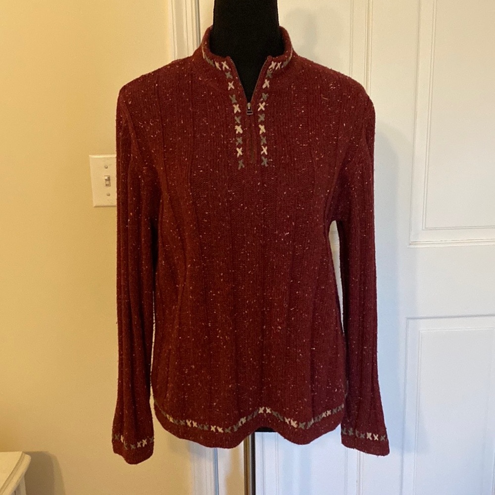 Woolrich half zip sweater